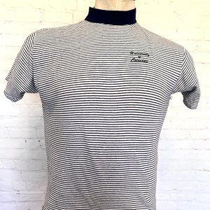 1950's University Of Colorado Tshirt - Striped - Size Medium